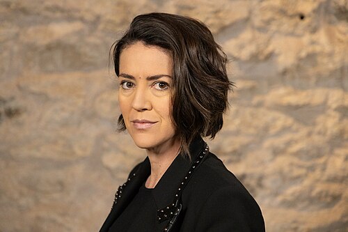 Urzula Barba Hopfner, Film Director, at the WikiPortraits studio at the 2025 SXSW Festival.