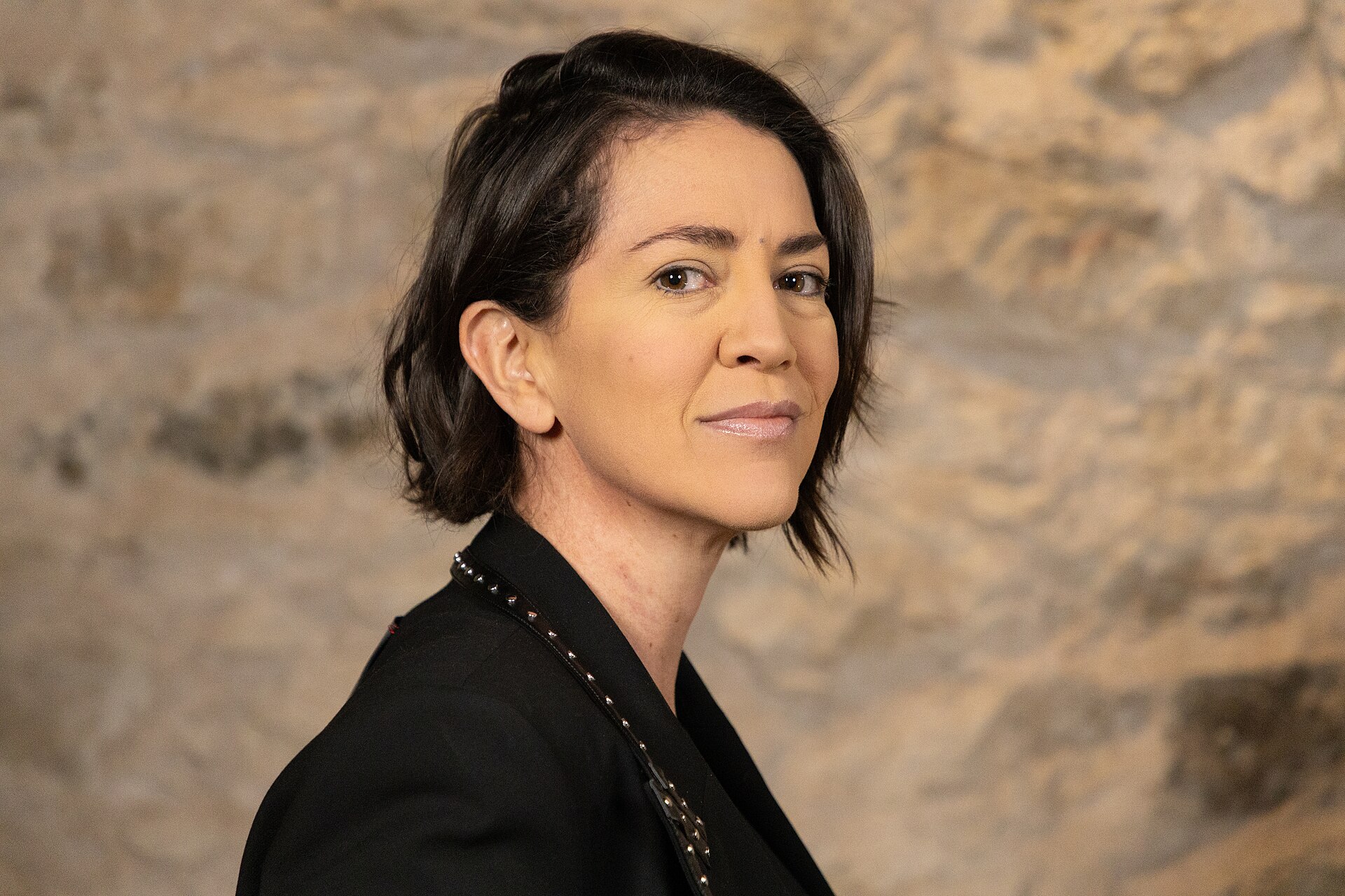 Urzula Barba Hopfner, Film Director, at the WikiPortraits studio at the 2025 SXSW Festival.