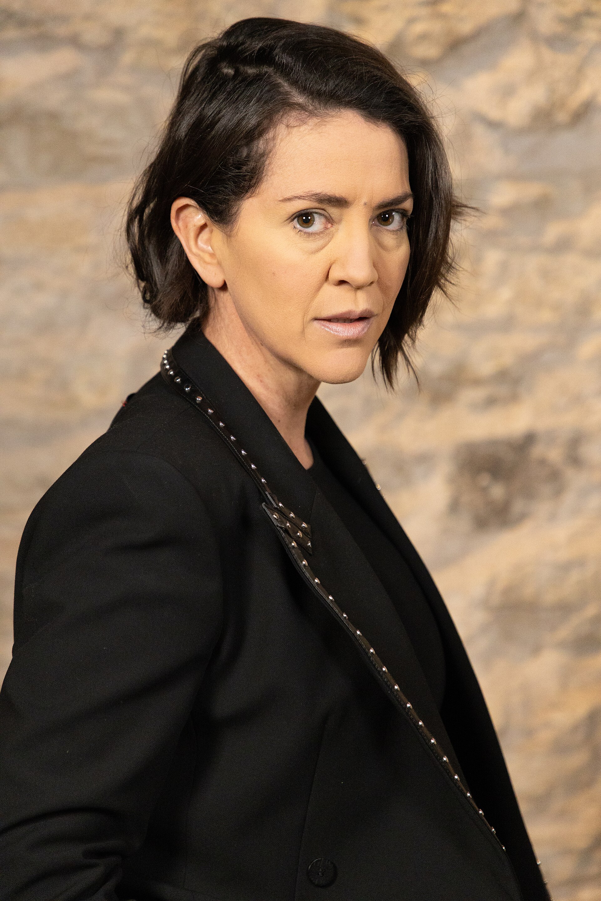 Urzula Barba Hopfner, Film Director, at the WikiPortraits studio at the 2025 SXSW Festival.