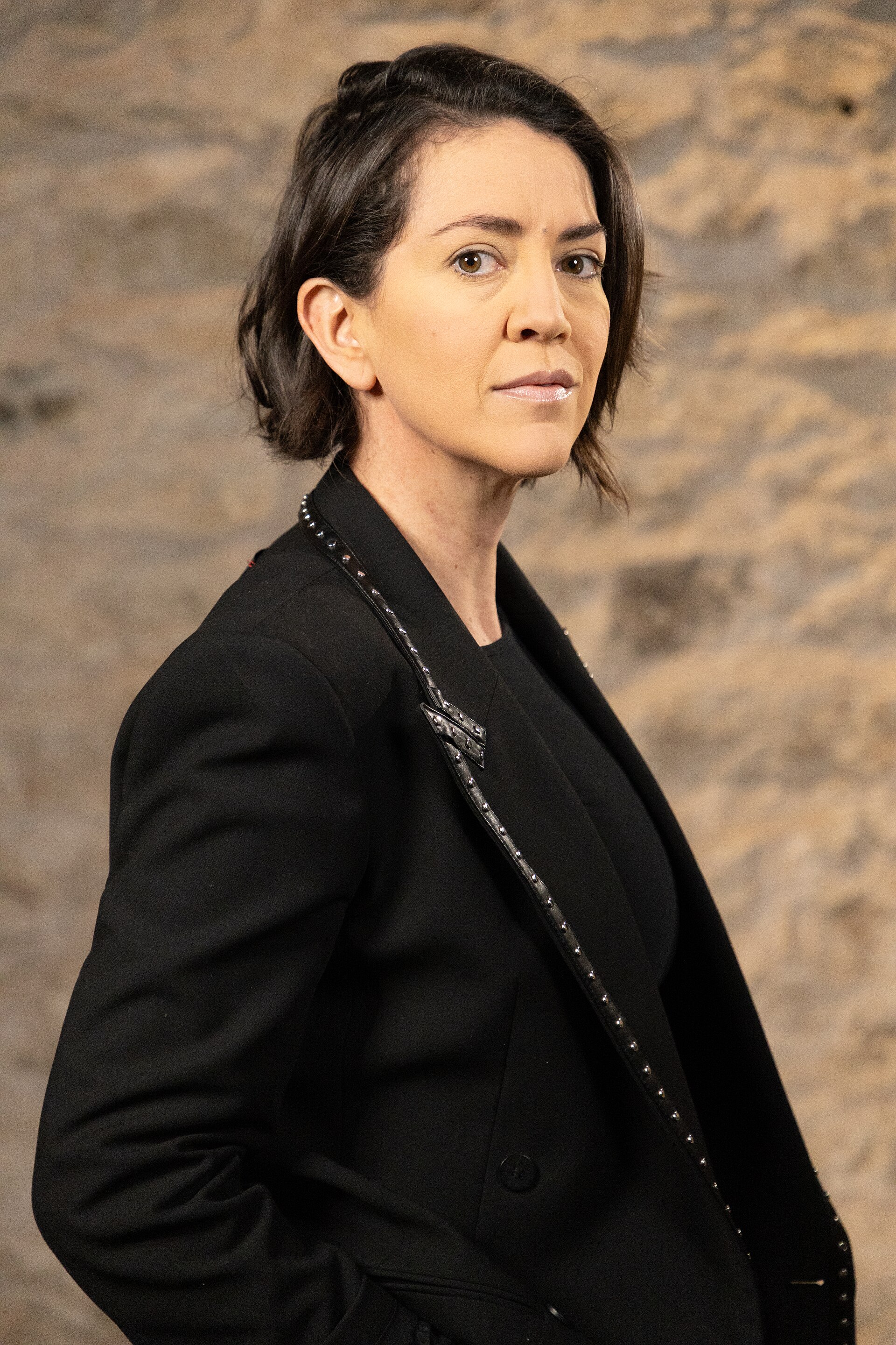 Urzula Barba Hopfner, Film Director, at the WikiPortraits studio at the 2025 SXSW Festival.