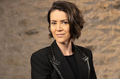 Urzula Barba Hopfner, Film Director, at the WikiPortraits studio at the 2025 SXSW Festival.