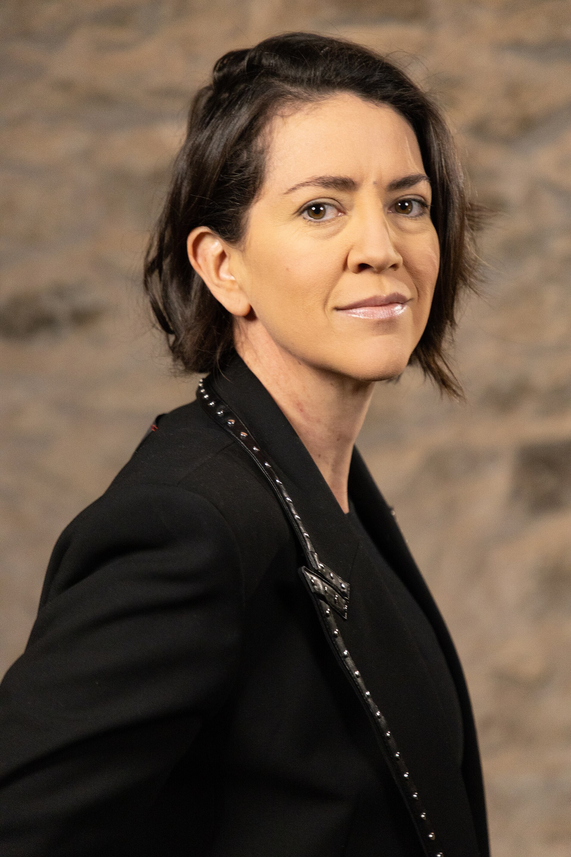 Urzula Barba Hopfner, Film Director, at the WikiPortraits studio at the 2025 SXSW Festival.