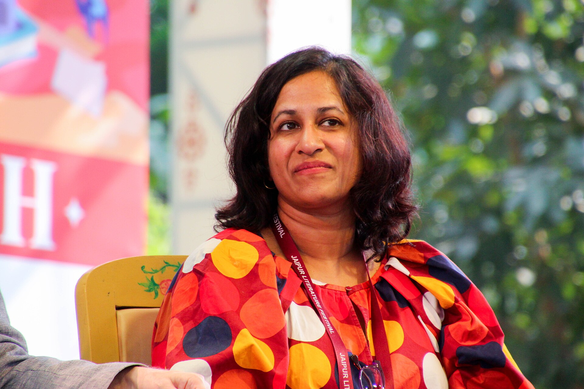 V. V. Ganeshananthan, writer and journalist, at the 2025 Jaipur Literature Festival in Jaipur, India.