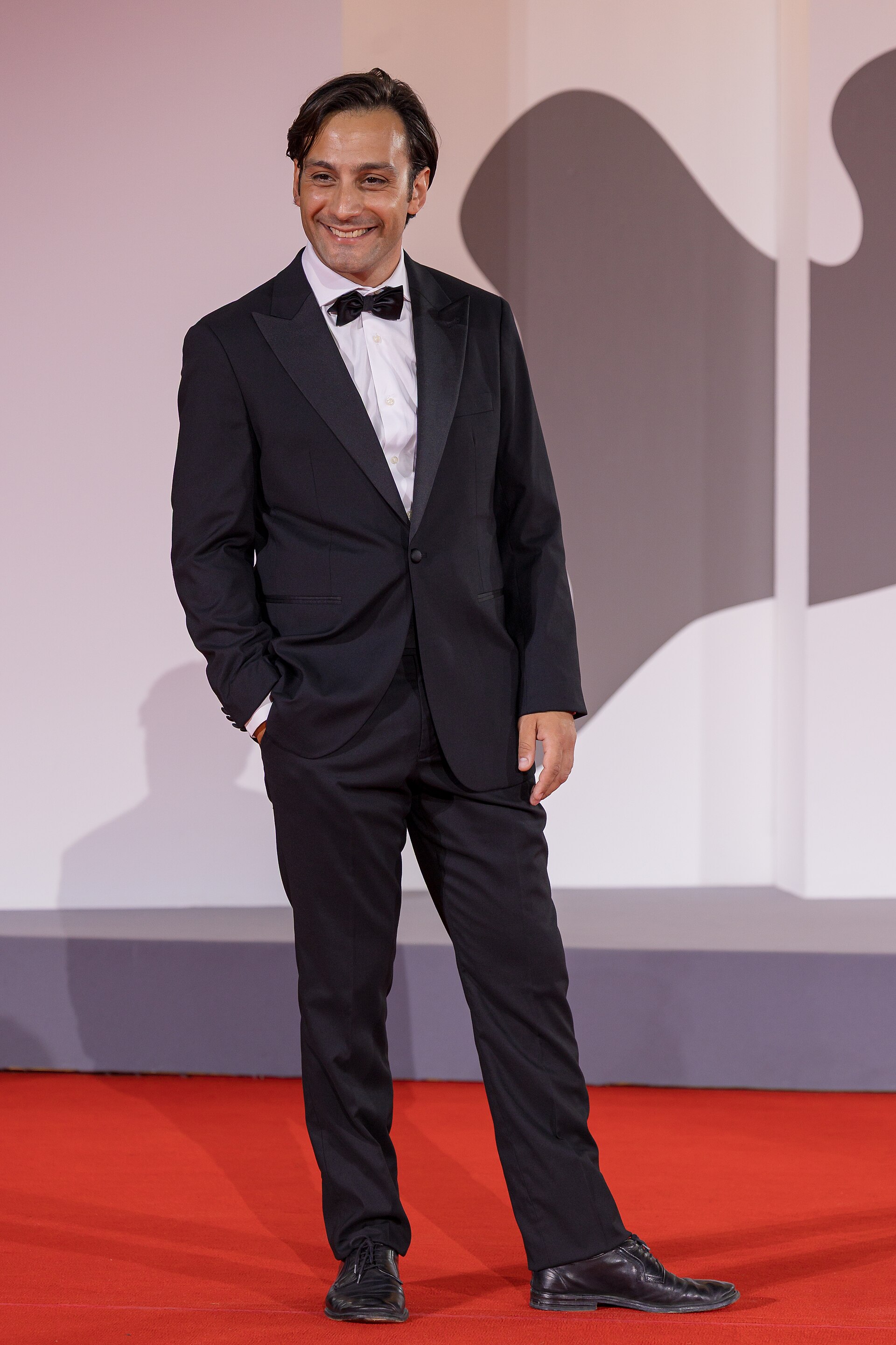 valentino mannias, actor, at 82nd Venice International Film Festival in Venice, Italy for the film il mostro.
