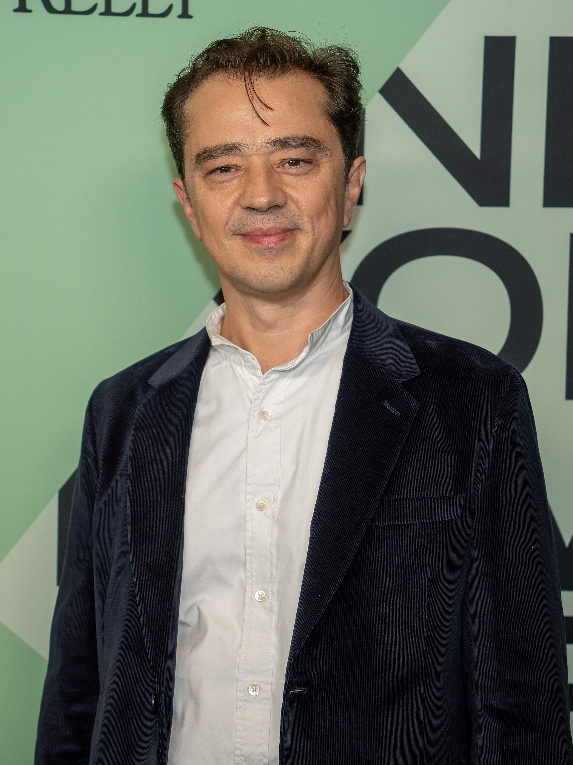 Valerio Bonelli, film editor, at the 63rd annual New York Film Festival at Lincoln Center in 2025 for the film Jay Kelly