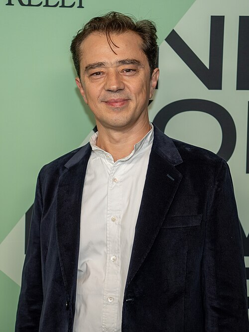 Valerio Bonelli, film editor, at the 63rd annual New York Film Festival at Lincoln Center in 2025 for the film Jay Kelly