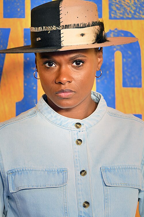 Cast member Vanessa Ferguson at the first anniversary celebration for "Hell's Kitchen" on Broadway, April 2025