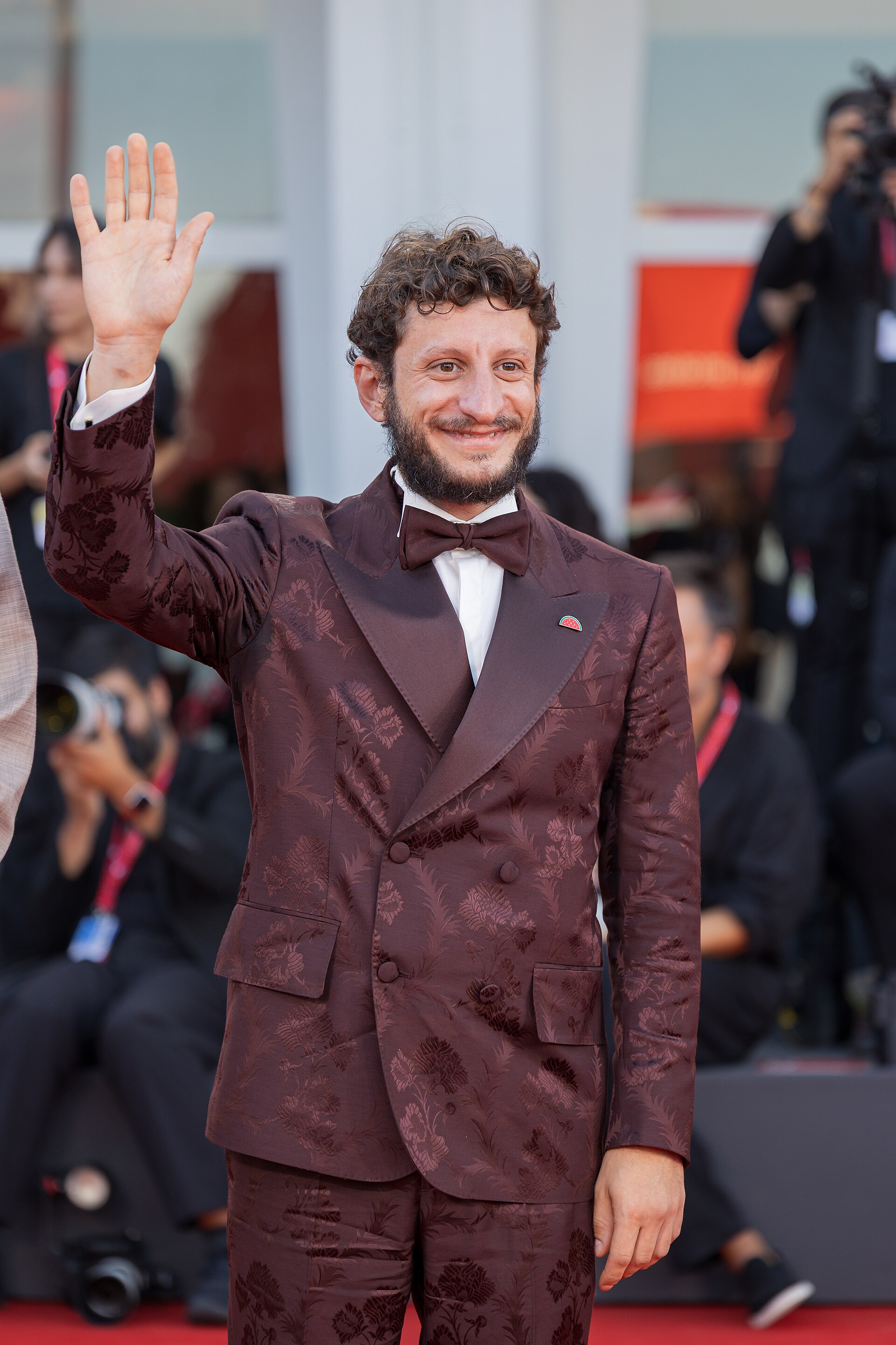 Vincenzo Nemolato , actor, at 82nd Venice International Film Festival in Venice, Italy for the film duse.