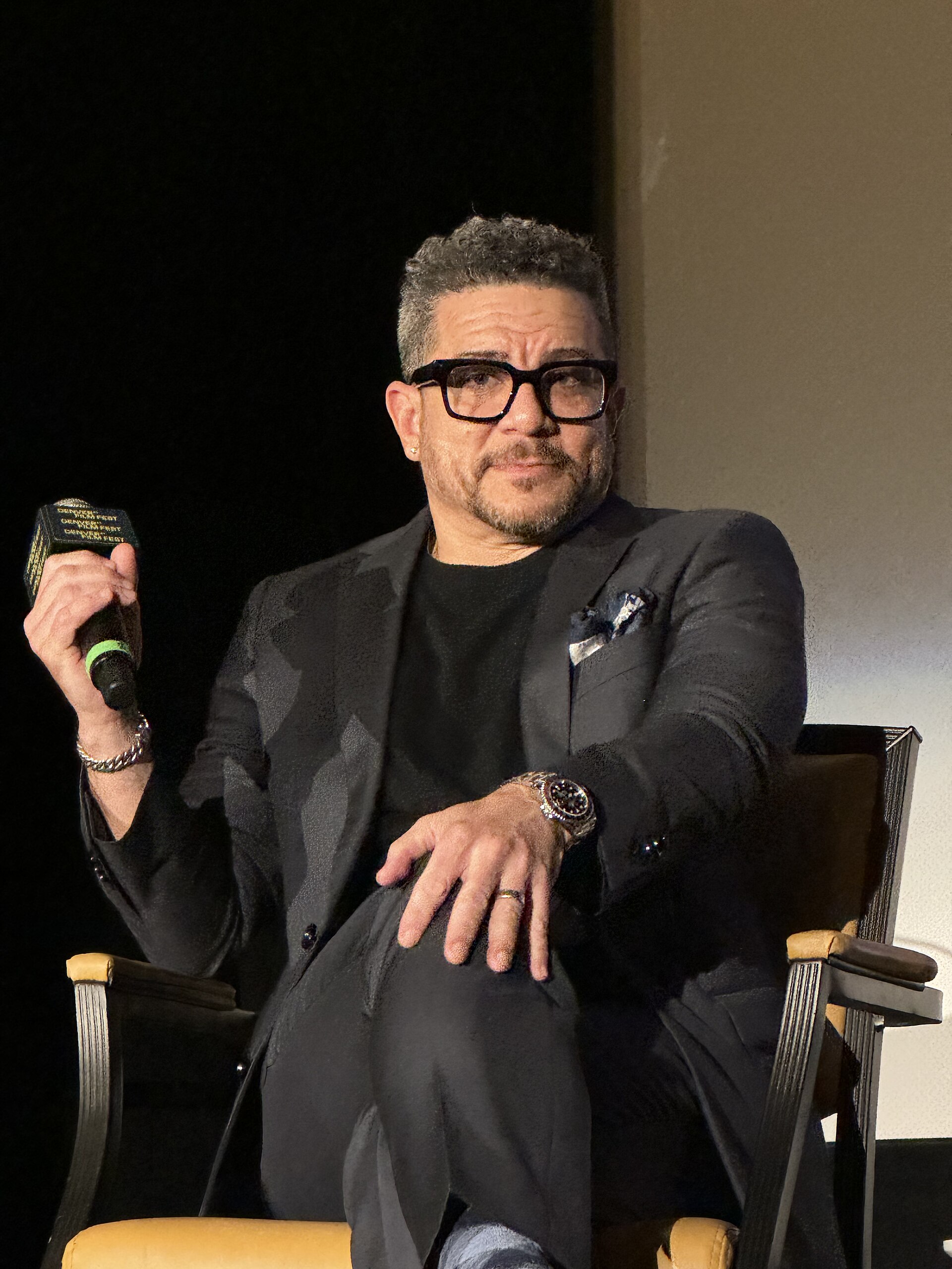 Virgil Williams at the 2025 Denver Film Festival after a screening of The Piano Lesson