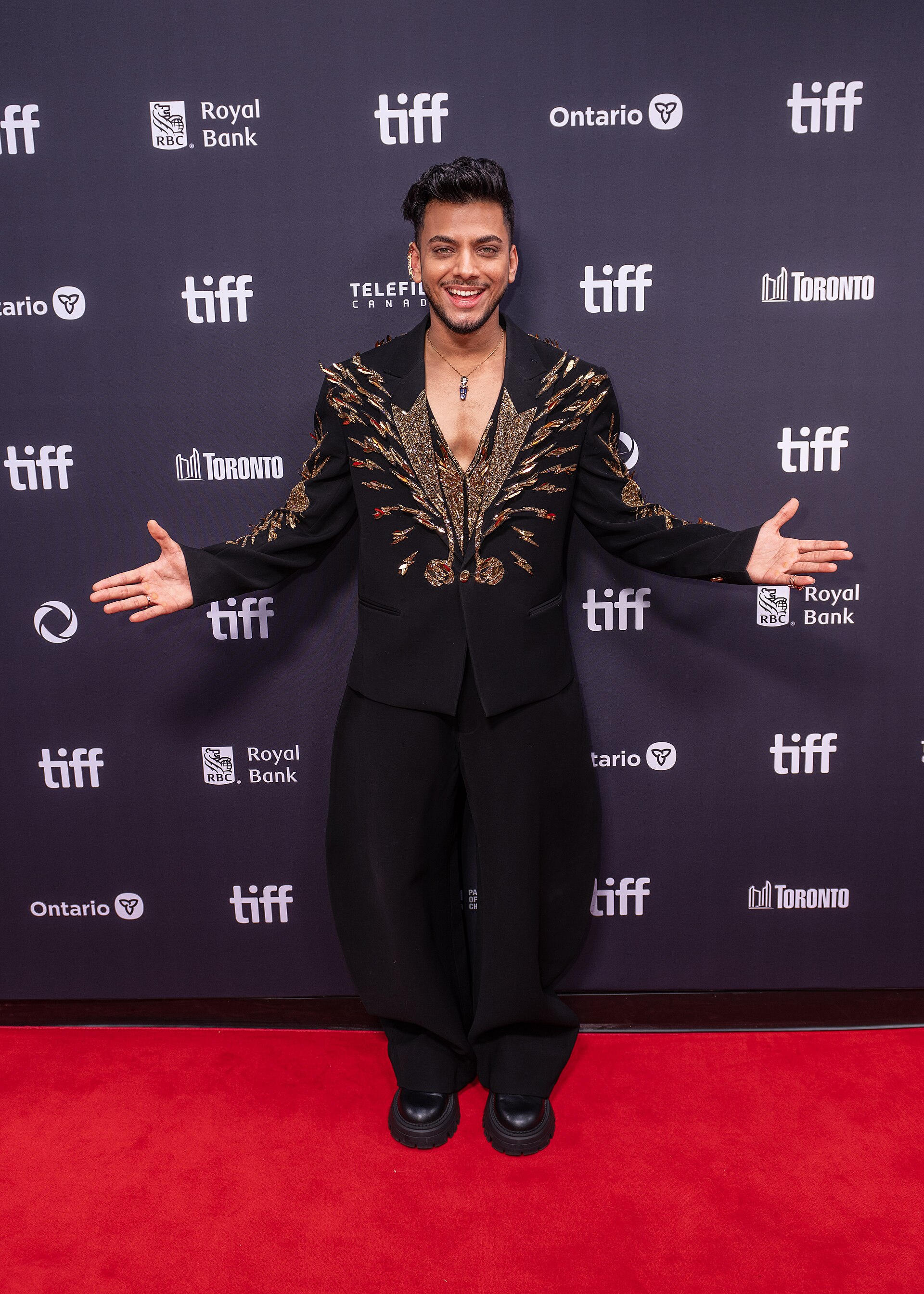 Vishal Jethwa at the North American Premiere of "Homebound" at the 2025 International Film Festival