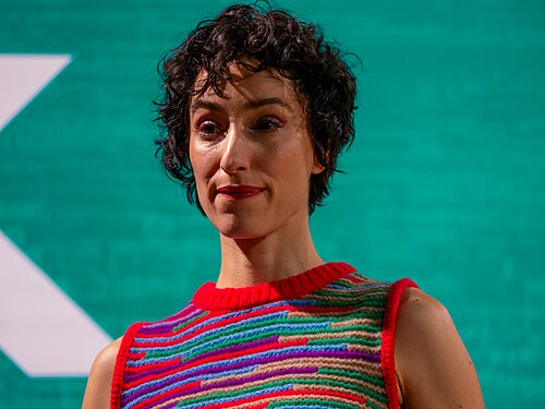 Vivian Perkovic, German journalist and Television presenter at the Frankfurt Book Fair 2025