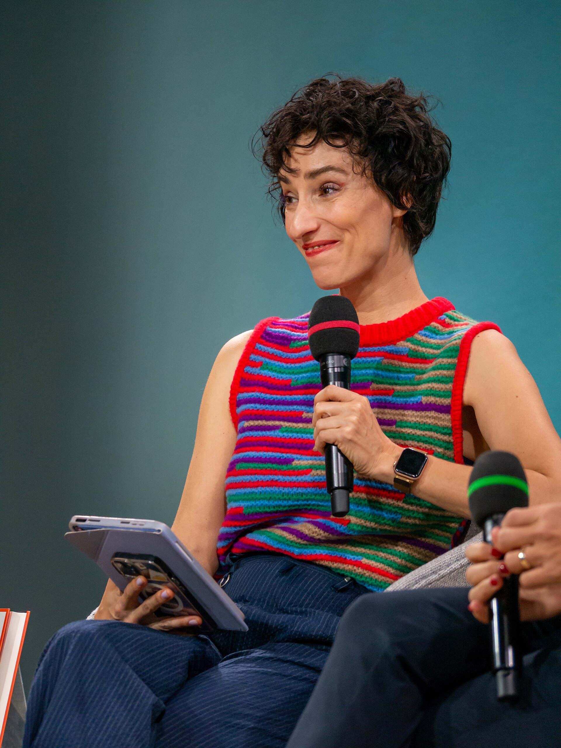 Vivian Perkovic, German journalist at the Frankfurt Book Fair 2025