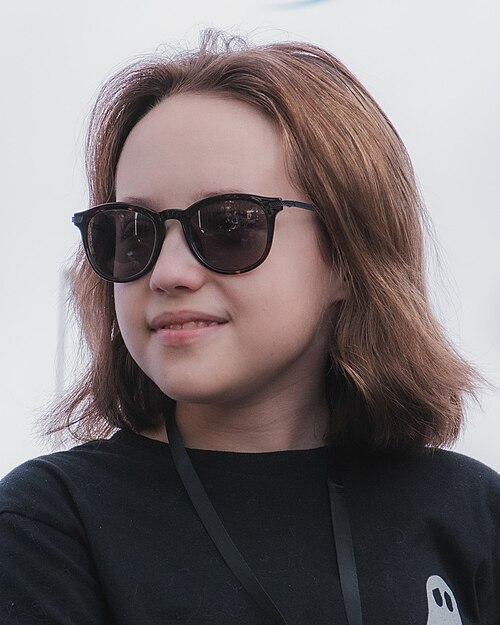 Vivien Lyra Blair at MultiCon 2025 in Los Angeles, California.