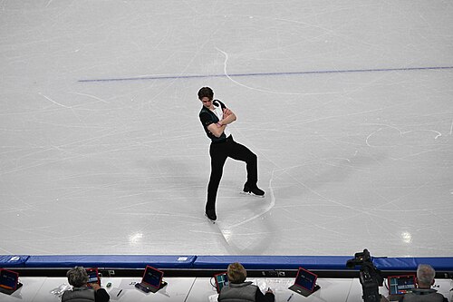 MILAN, ITALY - 07 FEBRUARY 2026: Vladimir Samoilov of Poland compete during the Figure Skating Team Event Men Single Skating-Short Program at the Olympic Winter Games Milano Cortina 2026  Milano Ice Skating Arena on February 07, 2026 in Milan, Italy