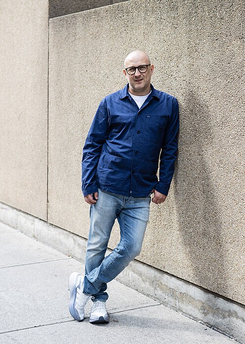 Volodymyr Yatsenko poses for a portrait during the 2025 Toronto International Film Festival