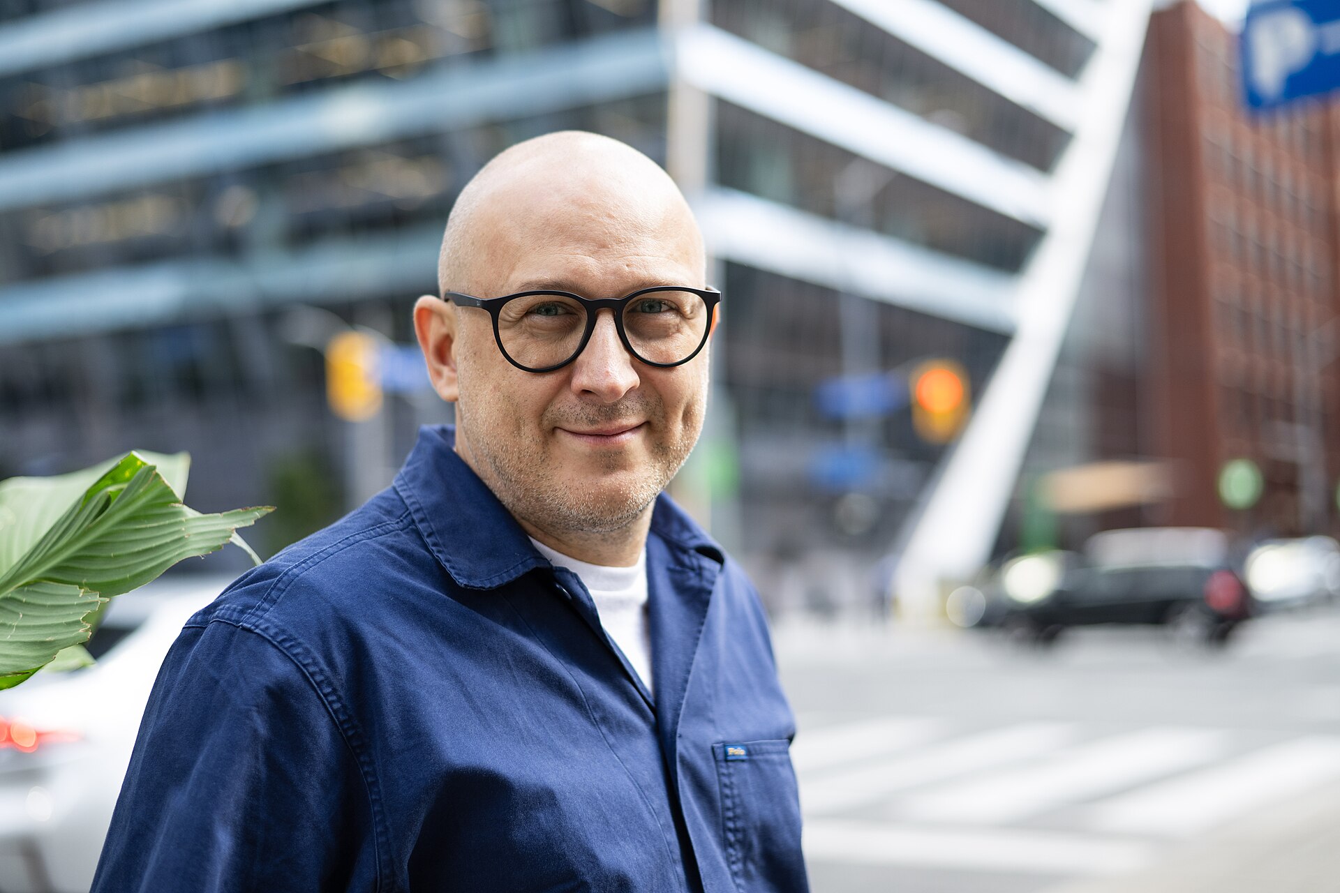 Volodymyr Yatsenko poses for a portrait during the 2025 Toronto International Film Festival