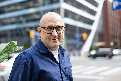 Volodymyr Yatsenko poses for a portrait during the 2025 Toronto International Film Festival