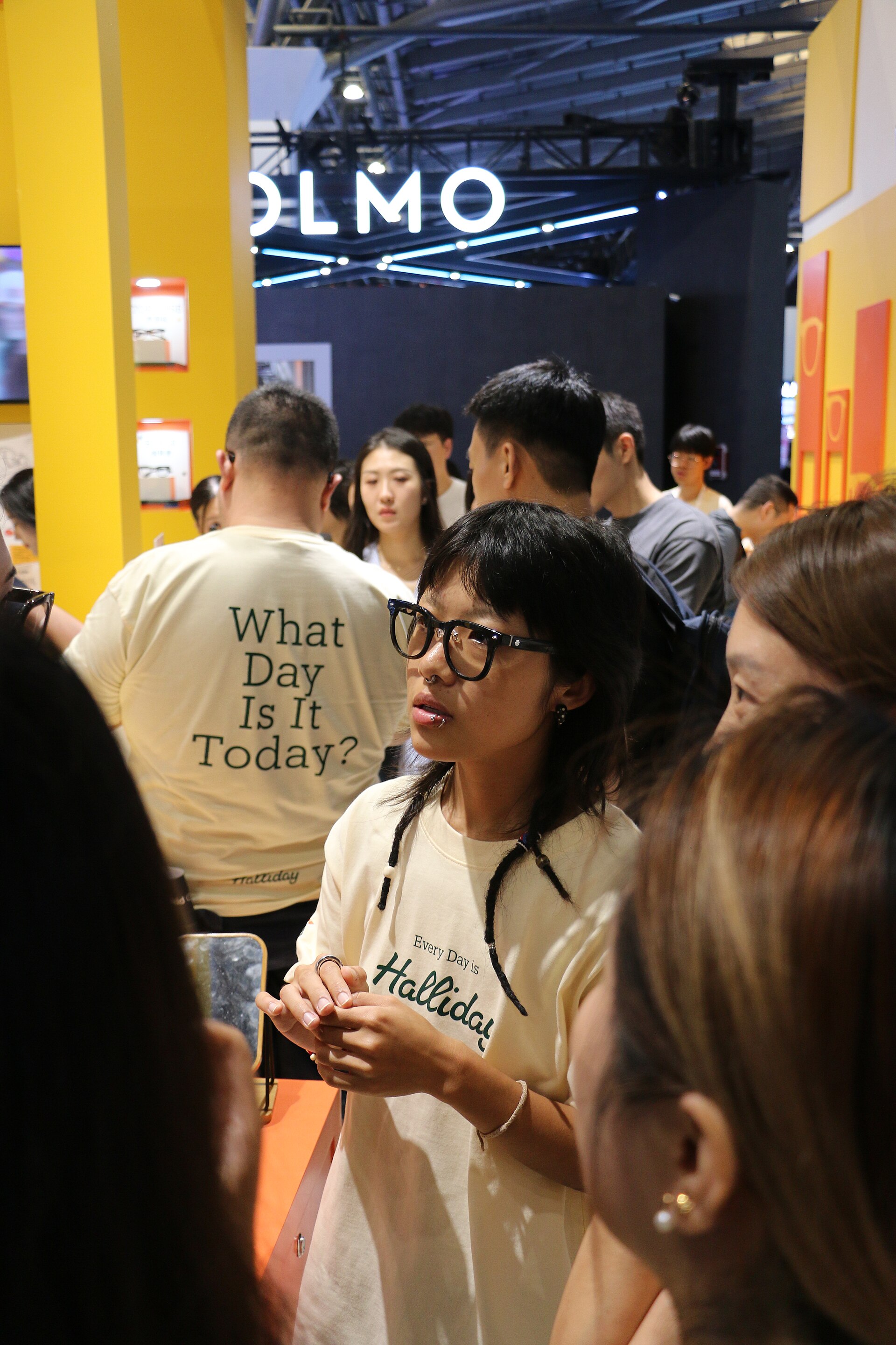 Halliday smartglasses exhibit at WAIC 2025 in Shanghai