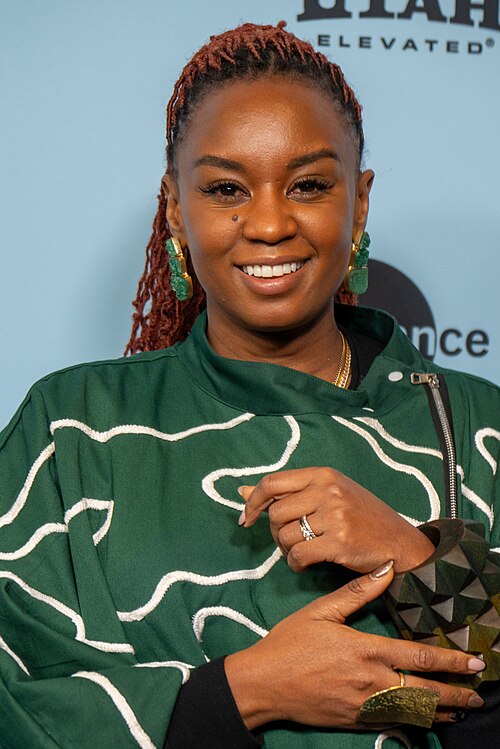 Wanuri Kahiu at the 2025 Sundance Film Festival Awards