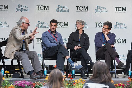 Werner Herzog, Ezra Edelman, Marshall Curry, David Remnick at 2025 Telluride Film Festival