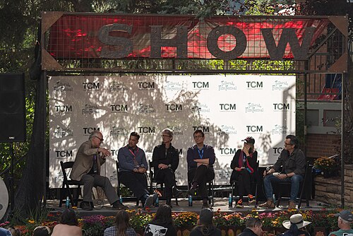Werner Herzog, Ezra Edelman, Marshall Curry, David Remnick, Amy Goodman, Ben Mankiewicz at 2025 Telluride Film Festival
