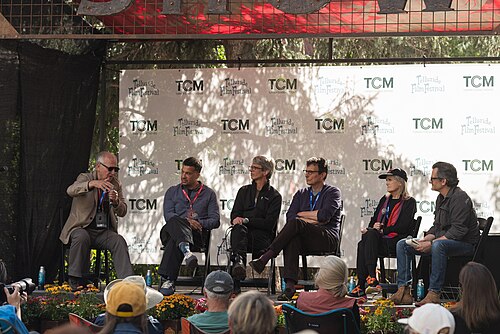 Werner Herzog, Ezra Edelman, Marshall Curry, David Remnick, Amy Goodman, Ben Mankiewicz at 2025 Telluride Film Festival