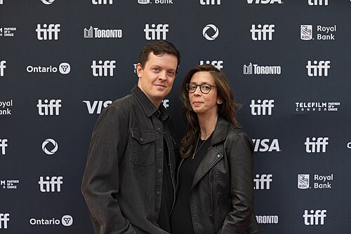 Will Joines and Karrie Crouse, producer and director respectively, at the 2024 Toronto International Film Festival