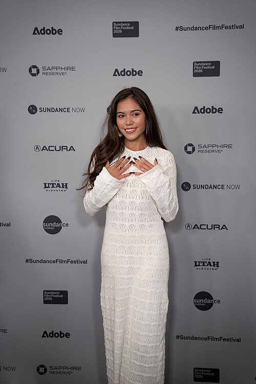 Xiye Bastina at the premiere for Run Amok at Sundance Film Festival 2026.