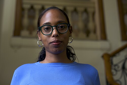 Yousra Elbagir at the International Journalism Festival 2024 in Perugia, Italy