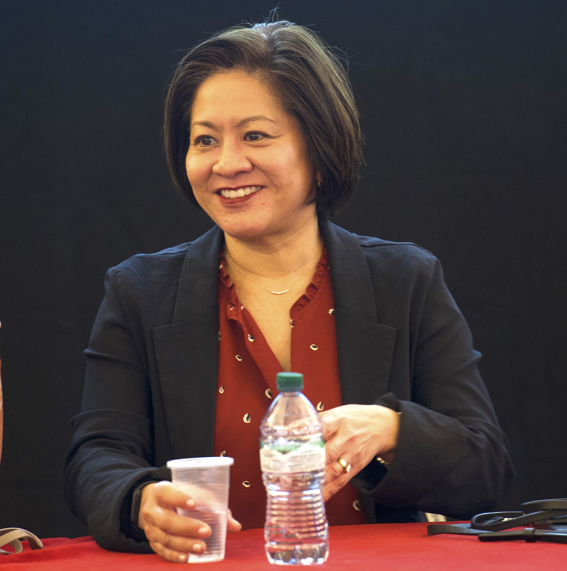Yukari Kane, co-founder of the Prison Journalism Project, speaking at the International Journalism Festival 2024 in Perugia, Italy.