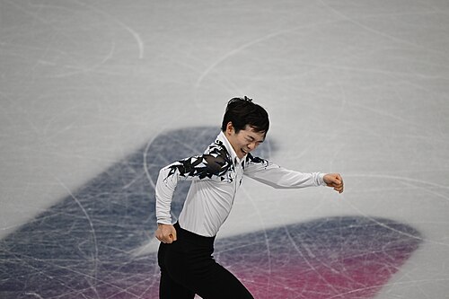 MILAN, ITALY - 07 FEBRUARY 2026: Yuma Kagiyama of Japan compete during the Figure Skating Team Event Men Single Skating-Short Program at the Olympic Winter Games Milano Cortina 2026  Milano Ice Skating Arena on February 07, 2026 in Milan, Italy