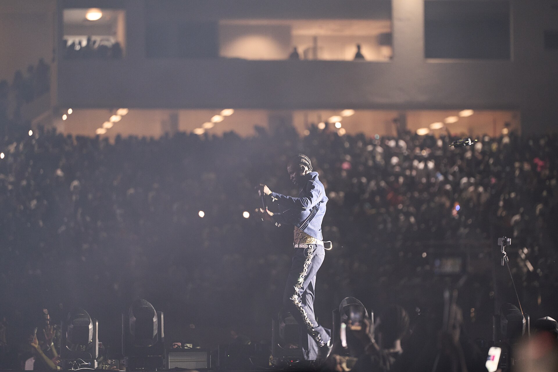 Music performance at Zaama Disco Concert in Accra, Ghana.