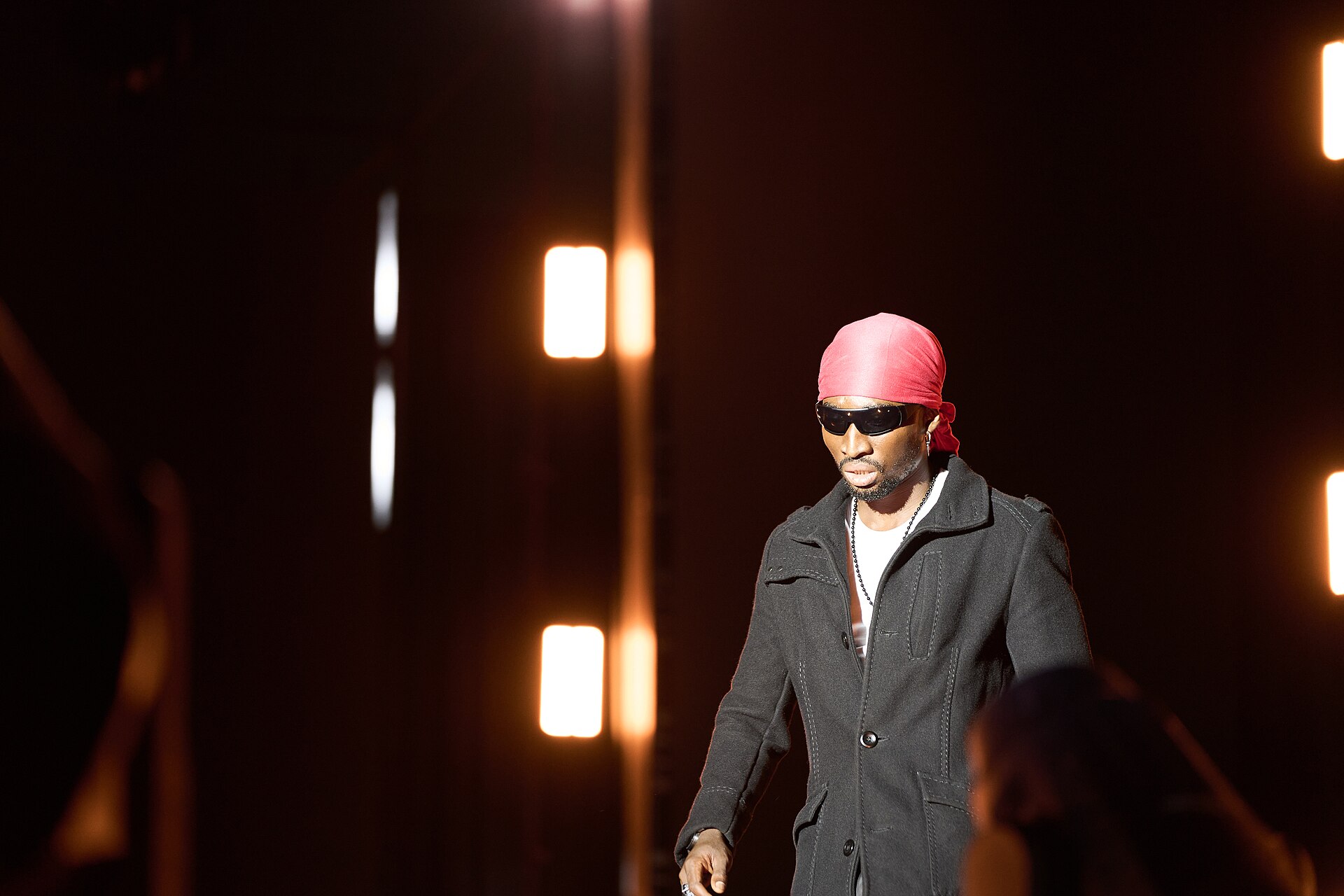 Music performance at Zaama Disco Concert in Accra, Ghana.