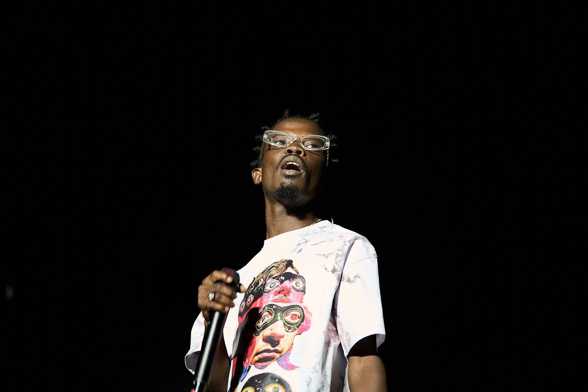 Music performance at Zaama Disco Concert in Accra, Ghana.