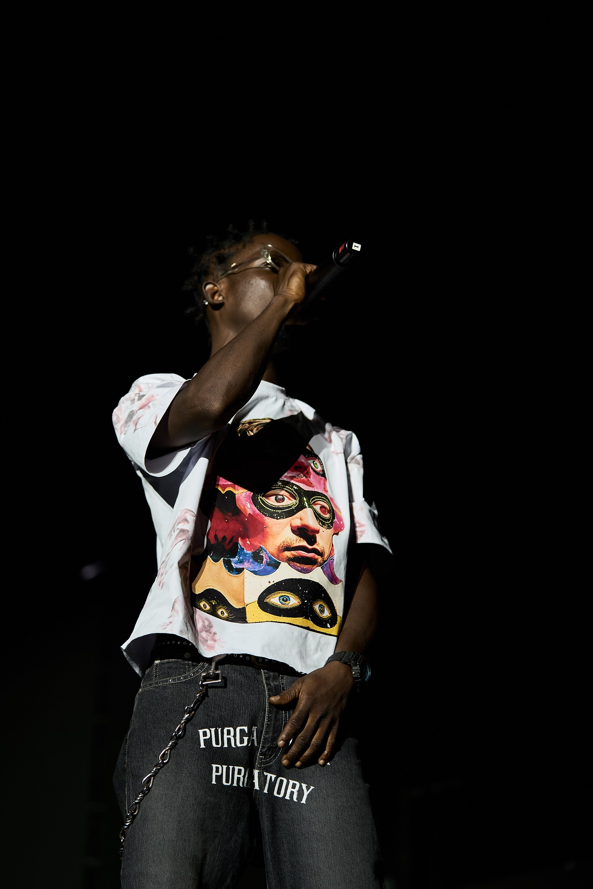 Music performance at Zaama Disco Concert in Accra, Ghana.