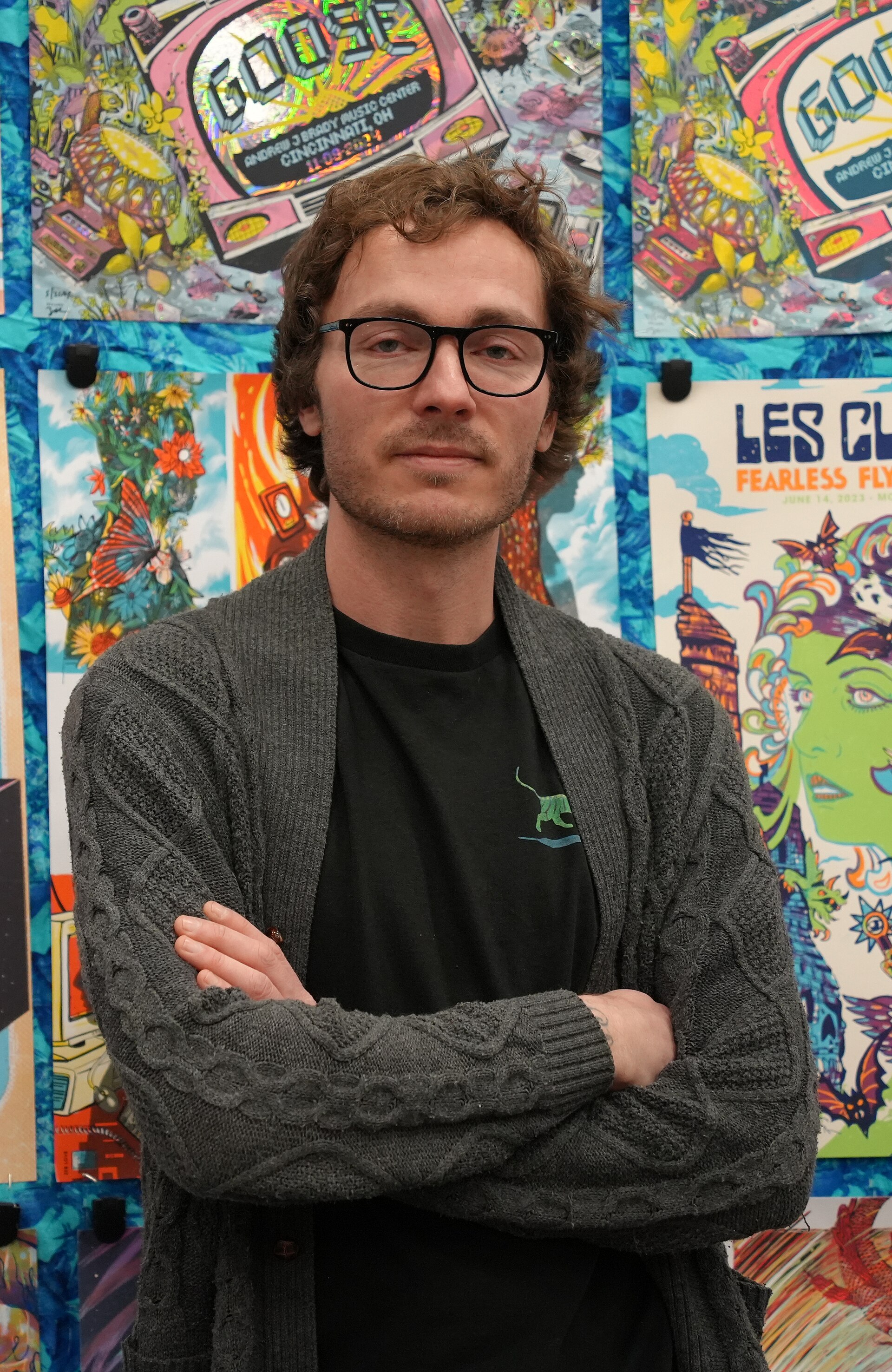 Zeb Love, , Flatstock exhibit at SXSW 2025 in Austin, Texas in March 2025.