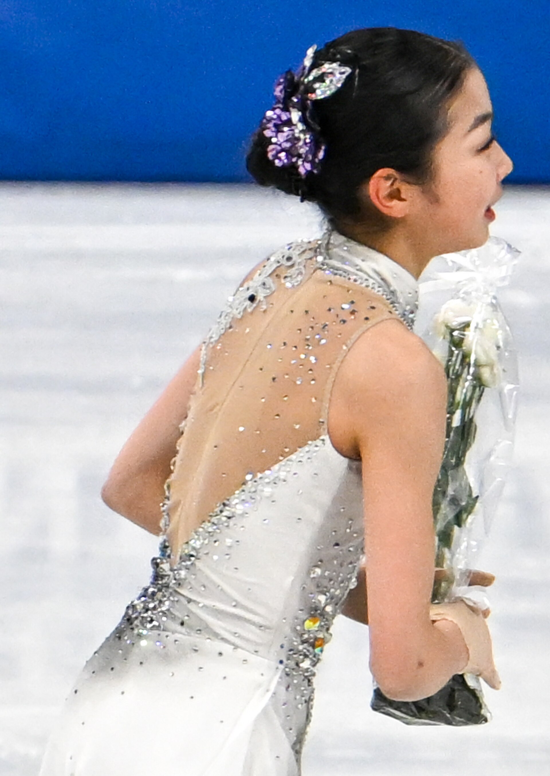 MILAN, ITALY - FEBRUARY 19: Camera man Jordan Cowan is live  during the Women's Single Skating on day thirteen of the Milano Cortina 2026 Winter Olympic games at Milano Ice Skating Arena on February 19, 2026 in Milan, Italy.
