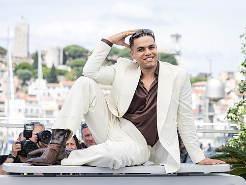 Actor Ziad Zaza at the 2025 Cannes Film Festival