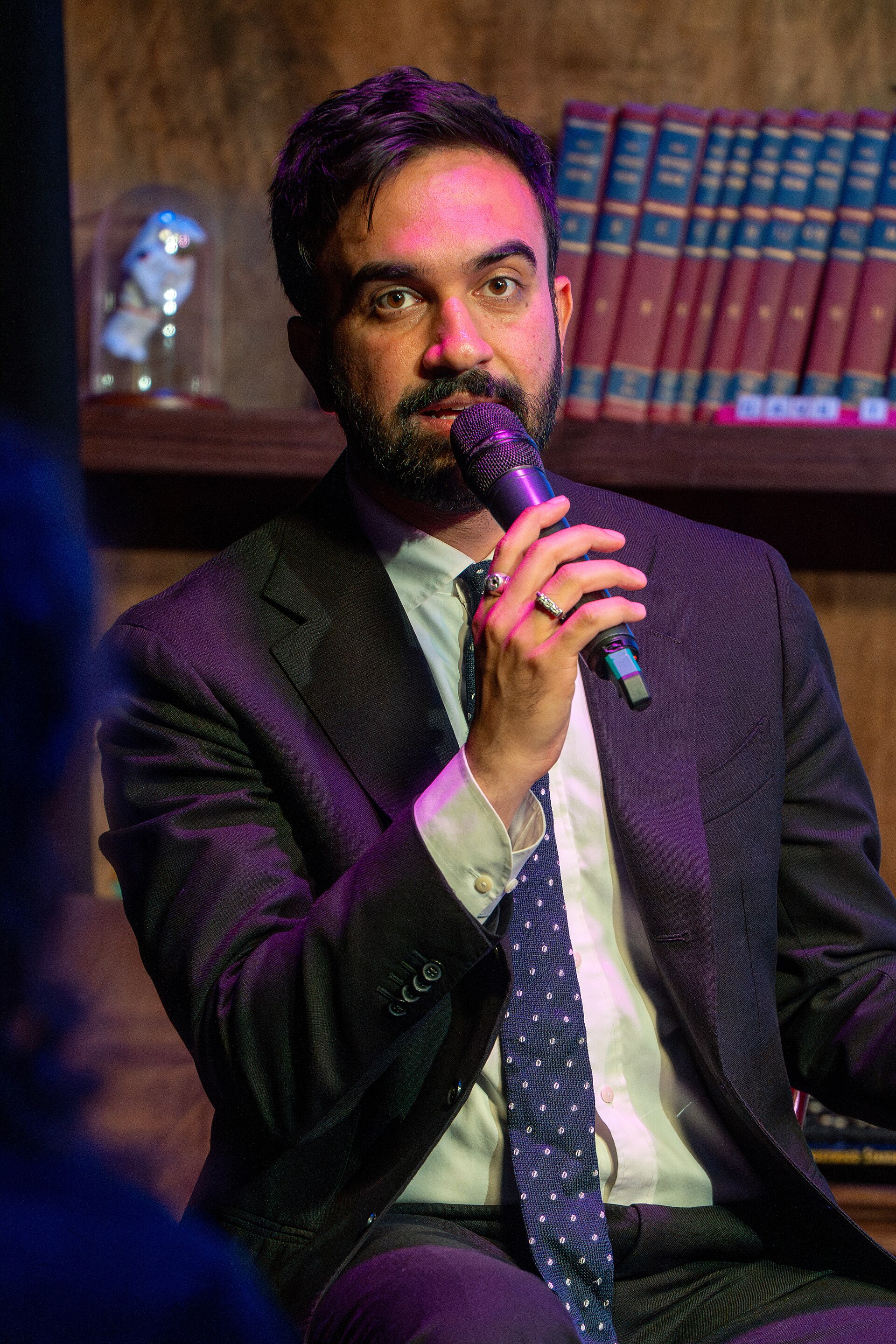 Zohran Mamdani at Caveat on May 25 2025