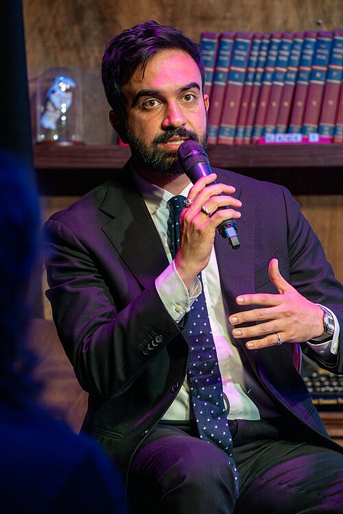 Zohran Mamdani at Caveat on May 25 2025