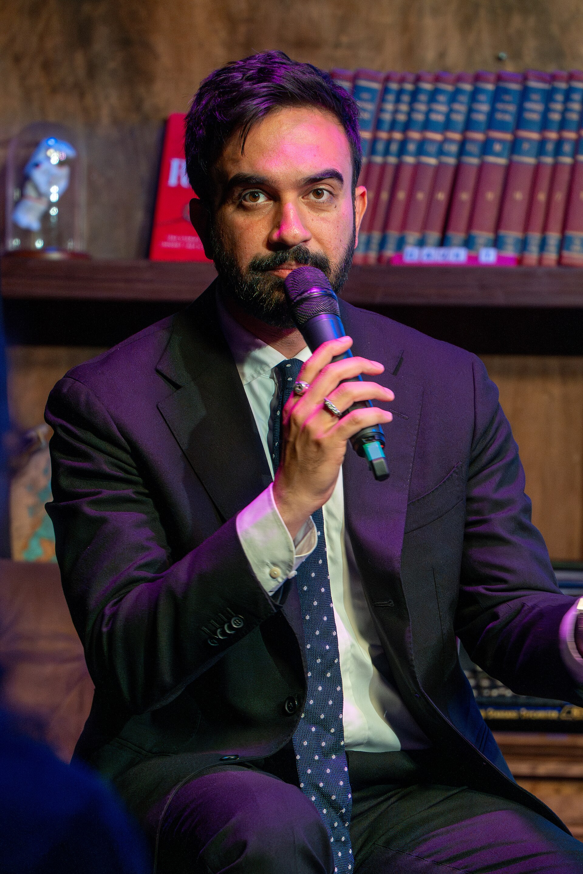 Zohran Mamdani at Caveat on May 25 2025