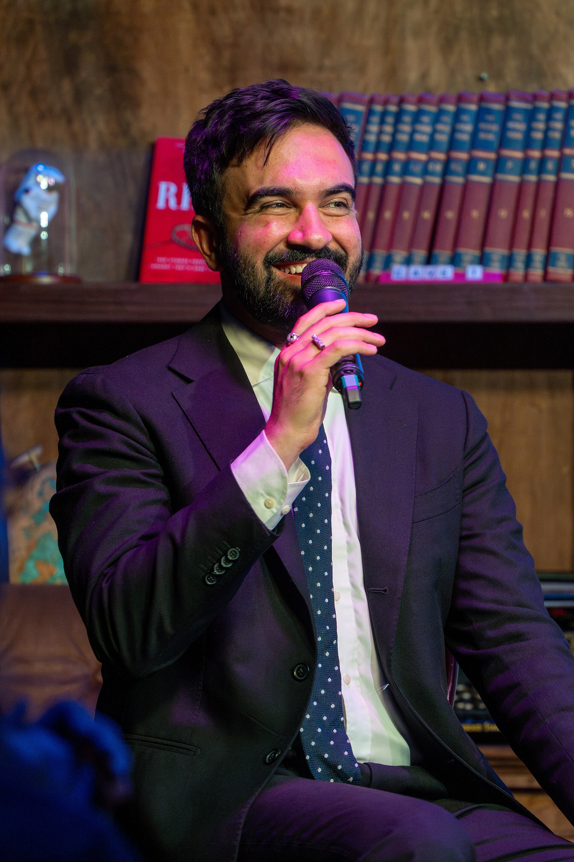 Zohran Mamdani at Caveat on May 25 2025