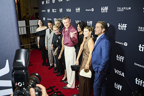 The cast and crew of "The Housewife" at the premiere of the movie at the 2026 Toronto International Film Festival