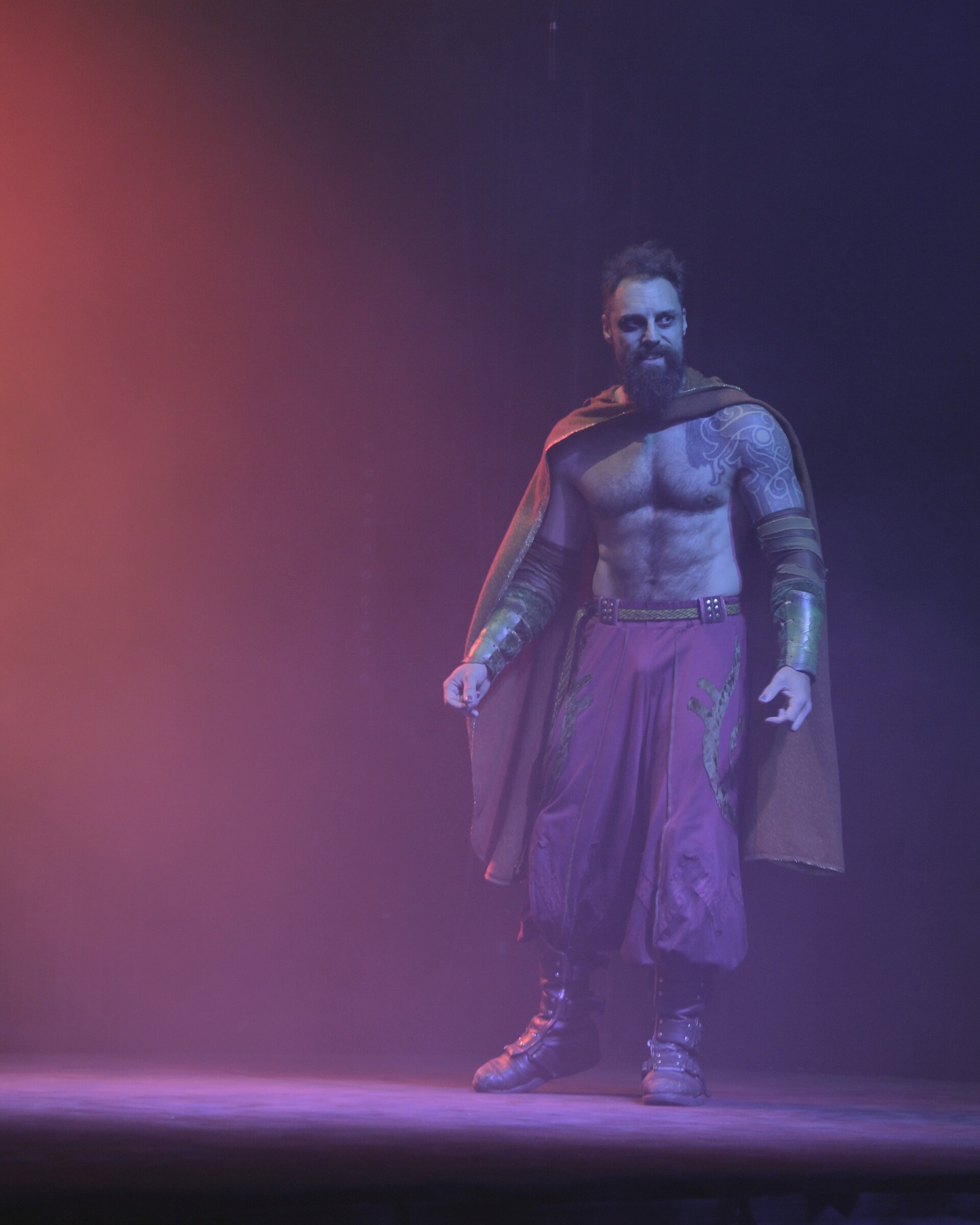 Ed Gamester in "Mythos: Ragnarok" at the Edinburgh Fringe 2025