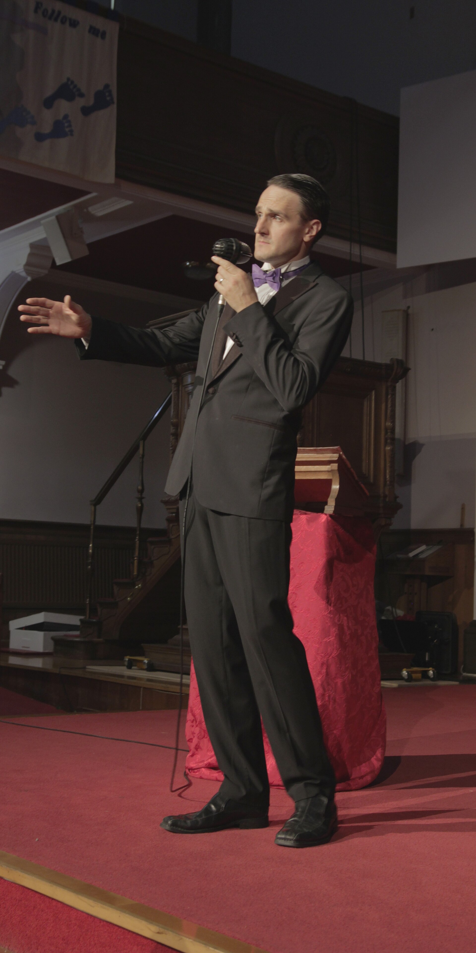 Michael Taylorson in "Chamberlain: Peace in our Time" at the Edinburgh Fringe 2025