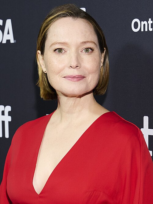 Samantha Sloyan attends the world premiere of Prime Video's original series "Carrie" during Toronto Film Festival at Royal Alexandra Theatre on September 18, 2026 in Toronto, Ontario.