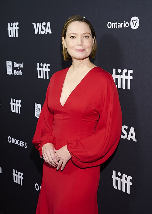 Samantha Sloyan attends the world premiere of Prime Video's original series "Carrie" during Toronto Film Festival at Royal Alexandra Theatre on September 18, 2026 in Toronto, Ontario.