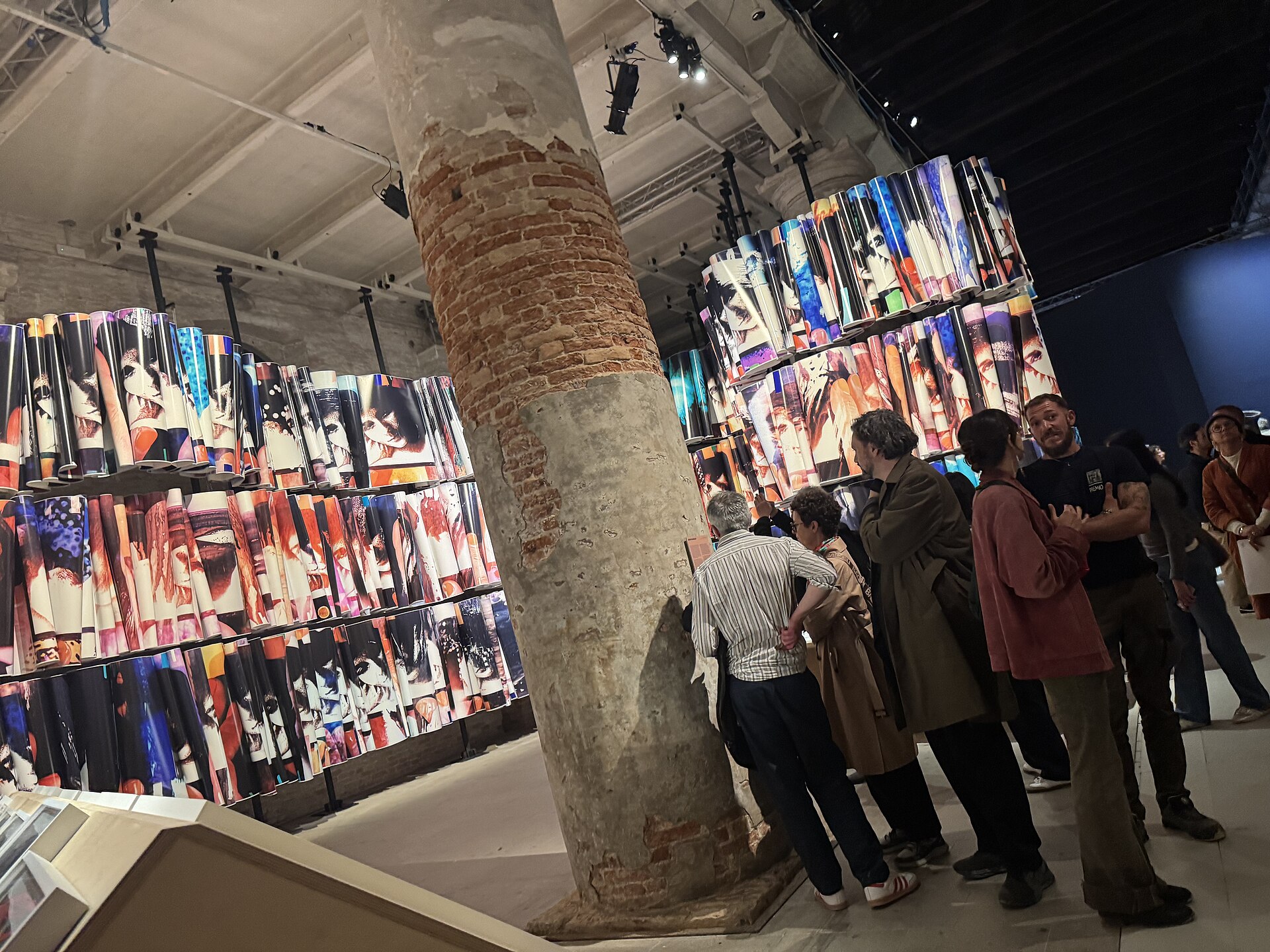 2026 Venice Biennale In Minor Keys main exhibit in the Arsenale on press preview day May 6, 2026. Curated by Koyo Kouoh, who died in 2025.