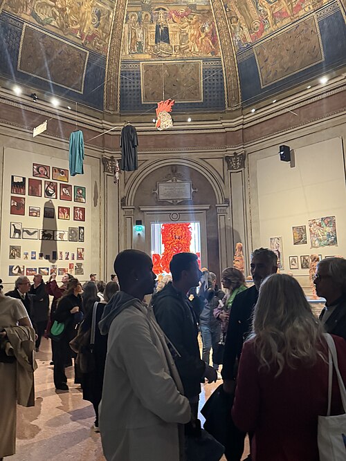 2026 Venice Biennale In Minor Keys main exhibit in the Giardini on preview day May 6, 2026. Curated by Koyo Kouoh, who died in 2025.