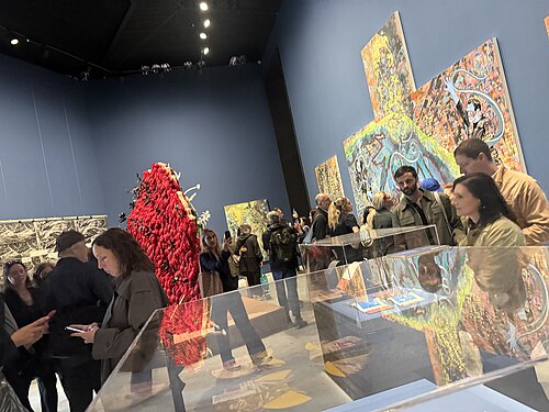 2026 Venice Biennale In Minor Keys main exhibit in the Giardini on preview day May 6, 2026. Curated by Koyo Kouoh, who died in 2025.